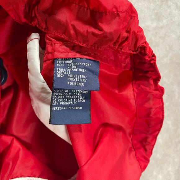 Vintage Women’s Tommy Hilfiger Embroidered Logo Pullover Windbreaker - Picture 4 of 5